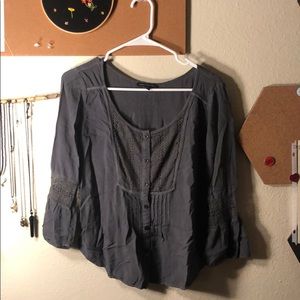 American Eagle peasant top